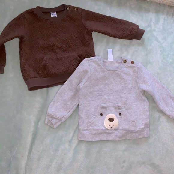 Carters Brown Bear 4 Piece Matching Set Size 18 Months - Picture 8 of 9